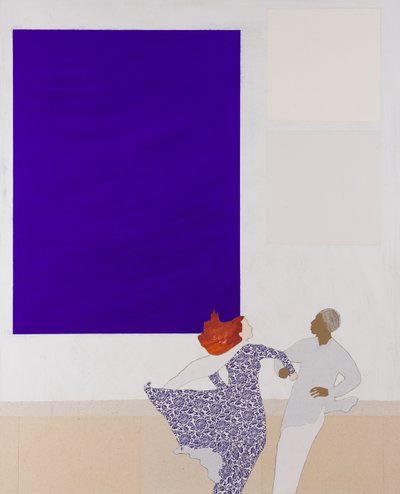 Klein inspireert tot dansen, 2020 (collage) door Dione Verulam