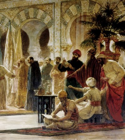 Abd Al-Rahman III (detail) door Dionisio Baixeras Verdaguer