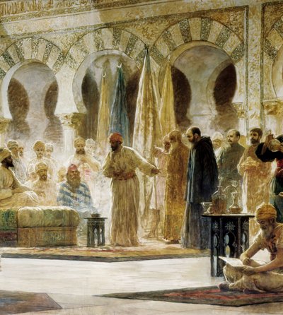 Abd Al-Rahman III (detail) door Dionisio Baixeras Verdaguer