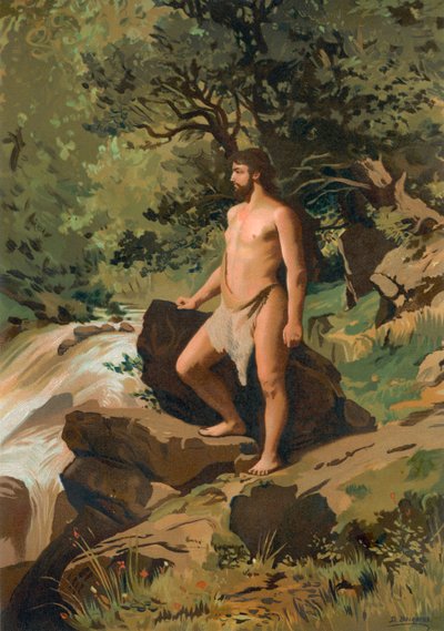 Primitieve mens door Dionisio Baixeras Verdaguer