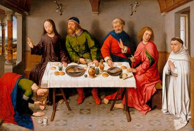 Christus in het huis van Simon de Farizeeër door Dirck Bouts