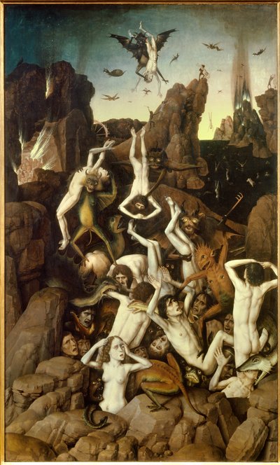Hel. De val van de verdoemden. door Dirck Bouts