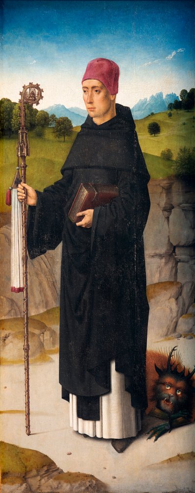 Parochiekerk (Parochiekerk Sint-Pieter). Dirk Bouts. Het Martelaarschap van St Erasmus. Ca 1460-1464. (detail) door Dirck Bouts
