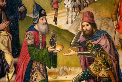 Laatste Avondmaal (detail) door Dirck Bouts