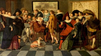 Een Nederlands feest, ca. 1620 door Dirck Hals