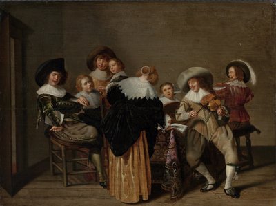 Een muzikaal feest door Dirck Hals