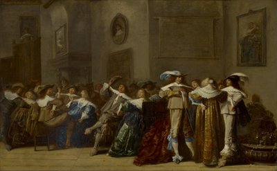 Het vrolijke gezelschap door Dirck Hals