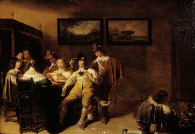 Die Kartenspieler door Dirck Hals