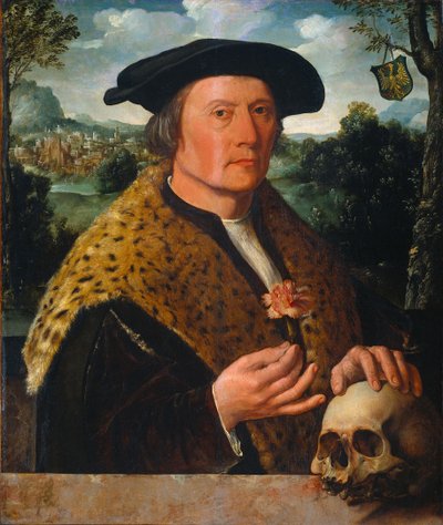 Portret van Pompeius Occo 1483-1537, 1531 door Dirck Jacobsz
