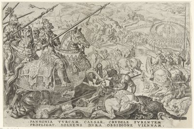 Ontzet van Wenen, 1529 door Dirck Volckertsz. Coornhert