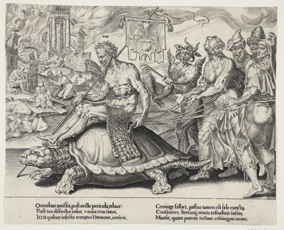 De triomf van Job door Dirck Volckertsz. Coornhert