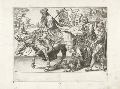 Triomf van Tobias (Triomf van de lijdzaamheid) (Patientiae Trivmphvs) (series title) door Dirck Volckertsz. Coornhert