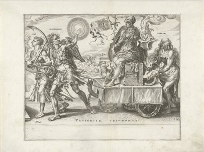 Triomf van de lijdzaamheid (Patientia) door Dirck Volckertsz. Coornhert
