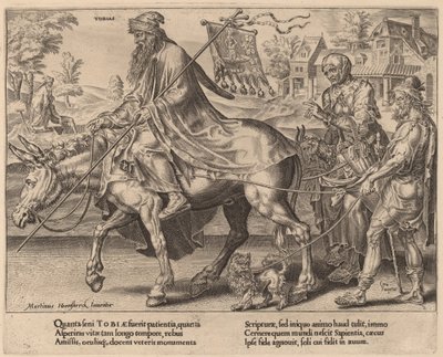 De Triomf van Tobias door Dirck Volckertz Coornhert after Maerten van Heemskerck