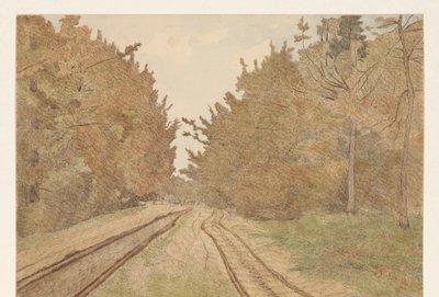 Landschap in Drenthe door Dirk Arnoldus Tavenraat