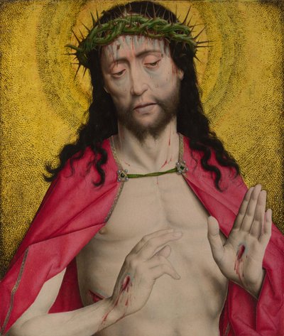Christus gekroond met doornen, ca. 1470 door Dirk Bouts