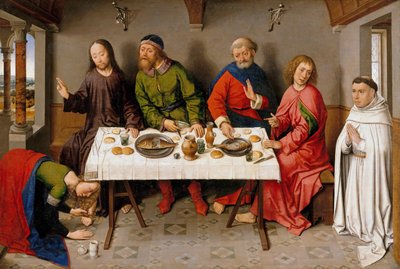 Christus in het huis van Simon de Farizeeër, ca. 1450 door Dirk Bouts