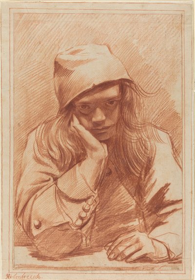 Zelfportret door Dirk Helmbreker