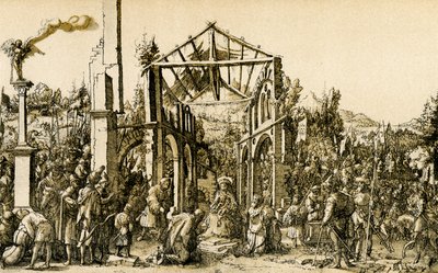 Aanbidding van de drie koningen door Dirk Jacobsz Vellert
