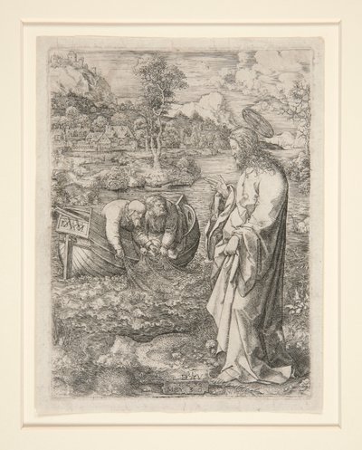 De roeping van SS Peter en Andrew door Dirk Jacobsz Vellert