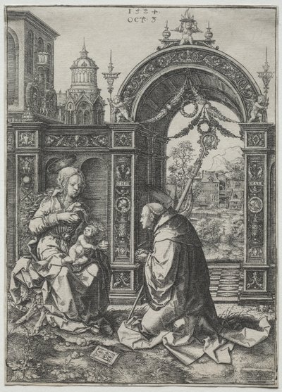 De visioen van St. Bernard door Dirk Jacobsz Vellert
