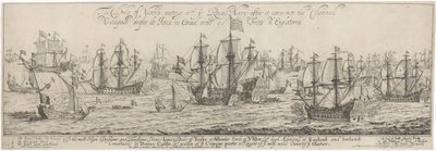 Hertog van York begroet de Koninklijke Marine in het Kanaal door Dirk Stoop