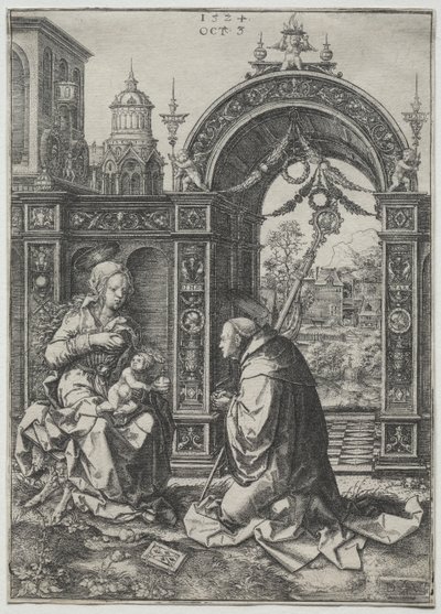 De visioen van St. Bernard door Dirk Vellert