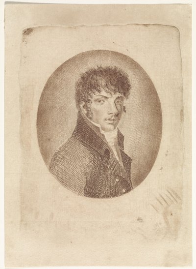Zelfportret van Dirk van der Toorn door Dirk van der Toorn
