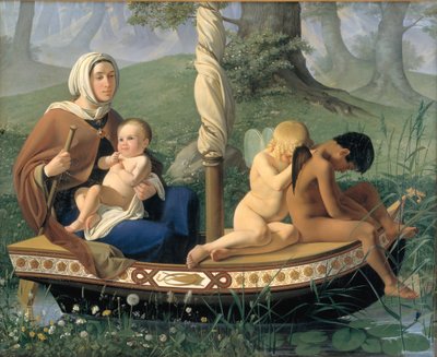 Kinderjaren. Uit de serie: De Vier Leeftijden van de Mens door Ditlev Blunck