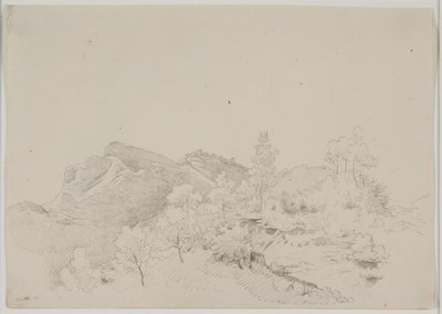 Uitzicht op Civitella door Ditlev Blunck