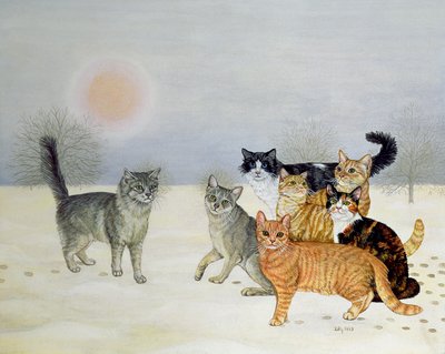 Winter-Katten door Ditz
