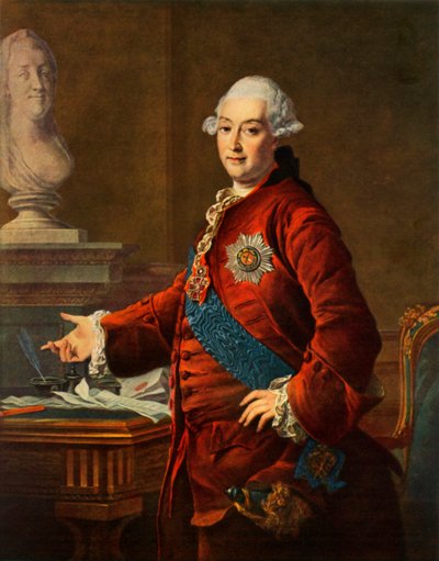 Portret van Alexandr Mikhailovich Golitsyn, 1772, 1965 door Dmitri Grigorievich Levitsky