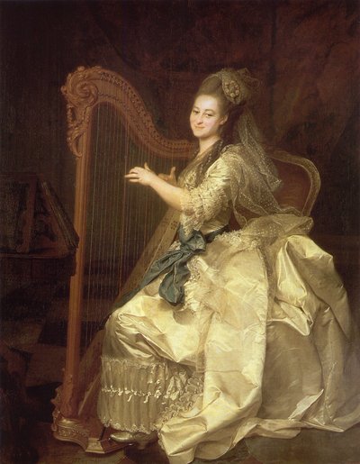 Portret van Glaphira Ivanovna Alymova 1758-1826, 1776 door Dmitri Grigorievich Levitsky