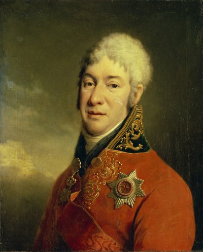 Portret van Ivan Vladimirovich Lopukhin, filosoof, mysticus, schrijver en humanitair, 1802-1804 door Dmitri Grigorievich Levitsky
