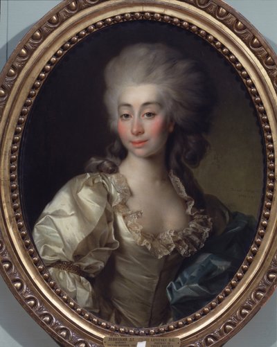 Portret van Ursula Mniszeck, 1782 door Dmitri Grigorievich Levitsky