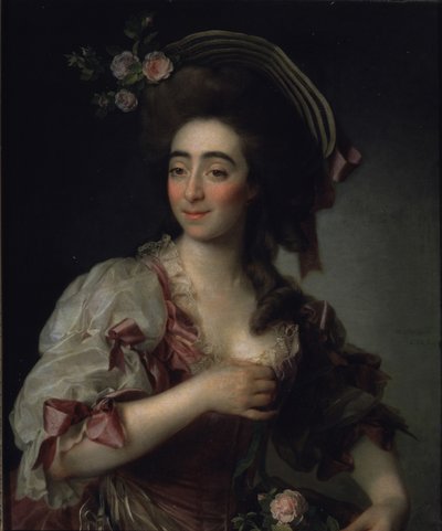 Portret van de operazangeres Anna Davia Bernucci, 1782 door Dmitri Grigorievich Levitsky