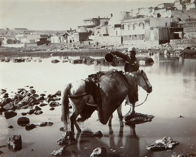 Een waterplaats, 1880s door Dmitri Ivanovich Yermakov