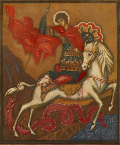 Sint Joris en de Draak door Dmitri Semyonovich Stelletsky