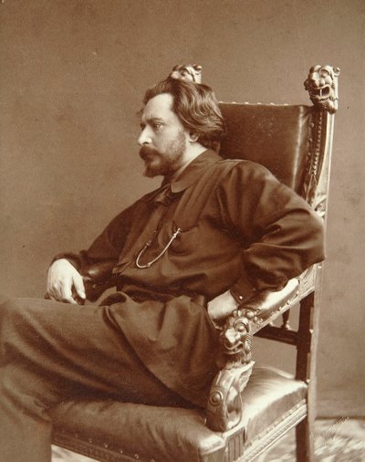 Leonid Andrejev, Russische auteur, begin 20e eeuw door Dmitri Spiridonovich Zdobnov