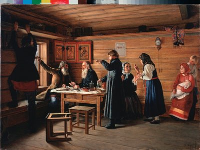 Religieuze controverse door Dmitri Yegorovich Zhukov