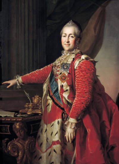 Catharina de Grote, Keizerin van Rusland, 1782 door Dmitri Grigorievich Levitsky