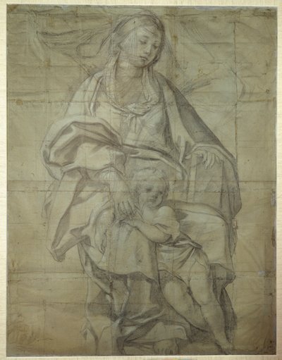 Madonna en Kind door Domenichino