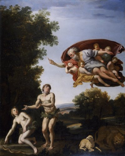 De Verdrijving van Adam en Eva door Domenichino