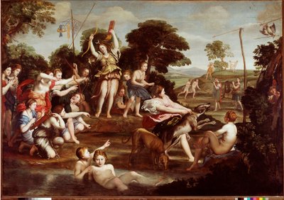 De jacht van Diana door Domenichino