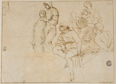 Cijfers op balustrade door Domenichino
