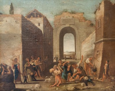 I Maccaronari door Domenico (1612 75) Gargiulo