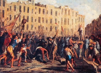 Dood van pater Giuseppe Carafa, 10 juli door Domenico Gargiulo