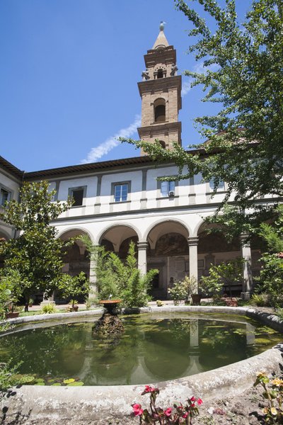 Architectuur: uitzicht op de klooster van de doden door Domenico Baglioni