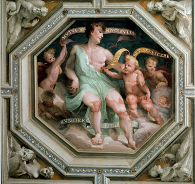 La mutua benevolenza o concordia door Domenico Beccafumi