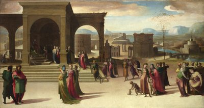 Het Verhaal van Papirius, Midden 1520s door Domenico di Pace Beccafumi  